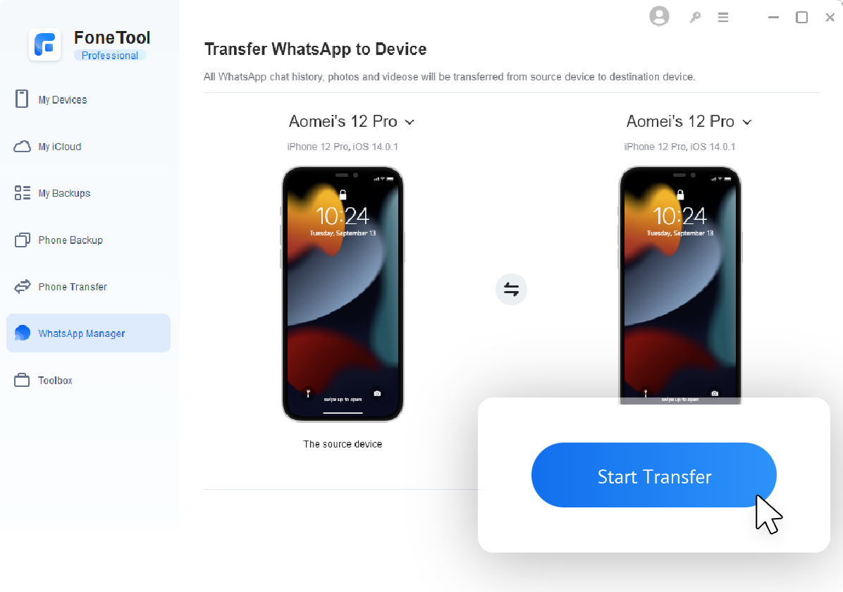 iPhone到電腦開始傳輸