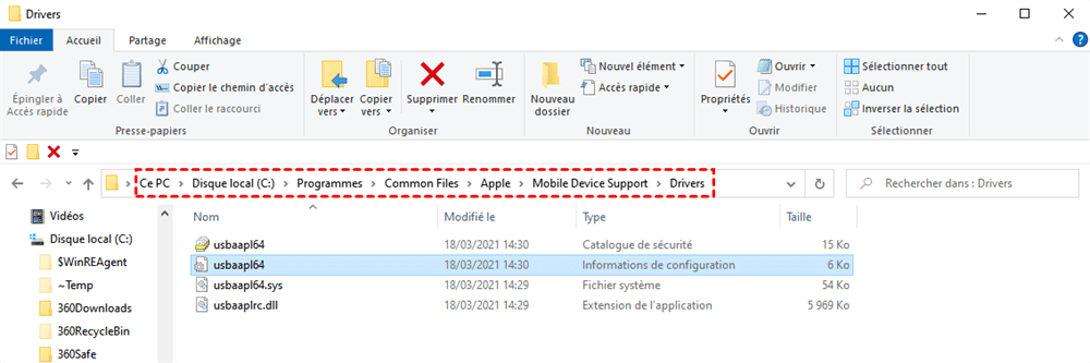 Check Driver Apple Solutions : Apple Mobile Device USB driver n'apparait pas sous Windows