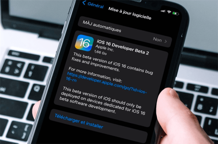 Télécharger iOS 16 beta