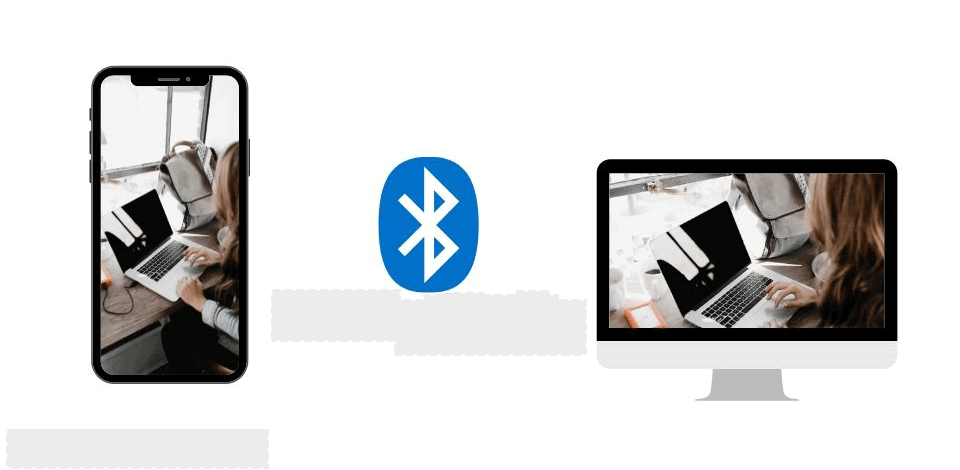 iPhoneの写真をBluetoothでパソコンに送る