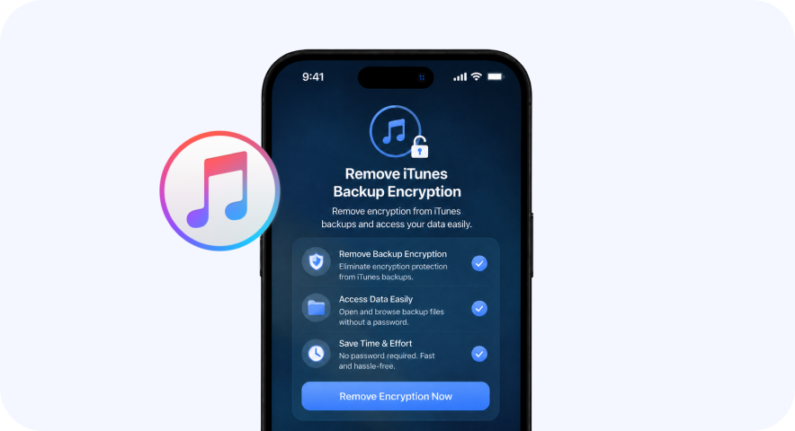 iTunes backup encryption removal