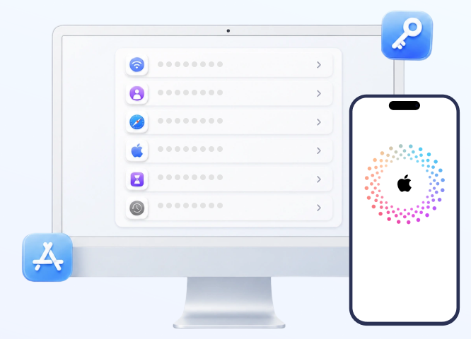 FoneTool Unlocker password management interface