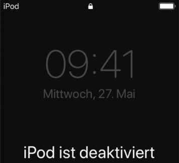 iPod ist deaktiviert