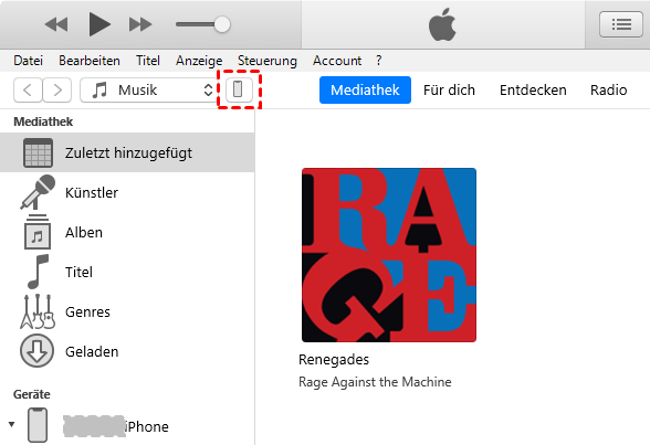 Gerätesymbol iTunes