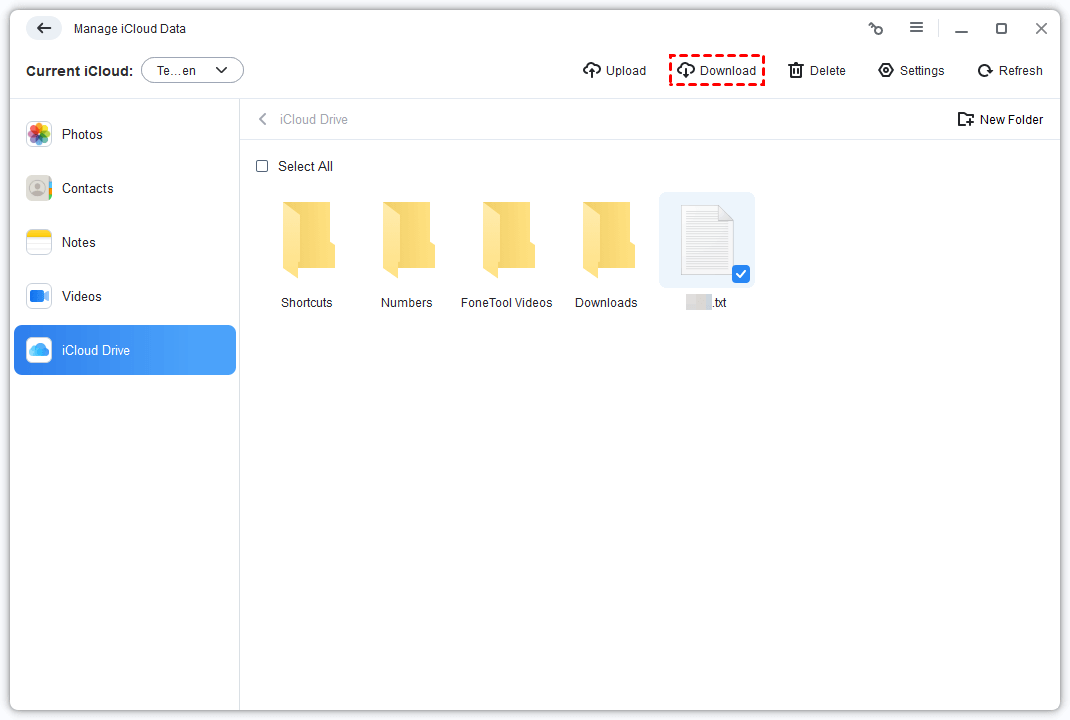 download icloud drive files