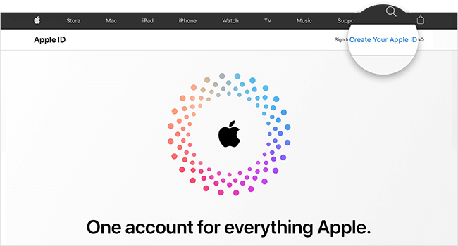 Create Apple ID online