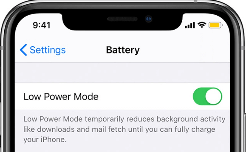 dsiable low power mode