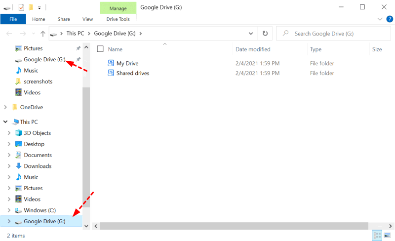 Drag chats to Google Drive folder