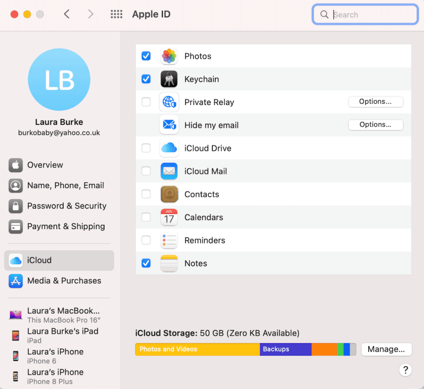 access icloud mail on mac