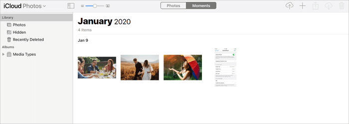 move mac photos to icloud