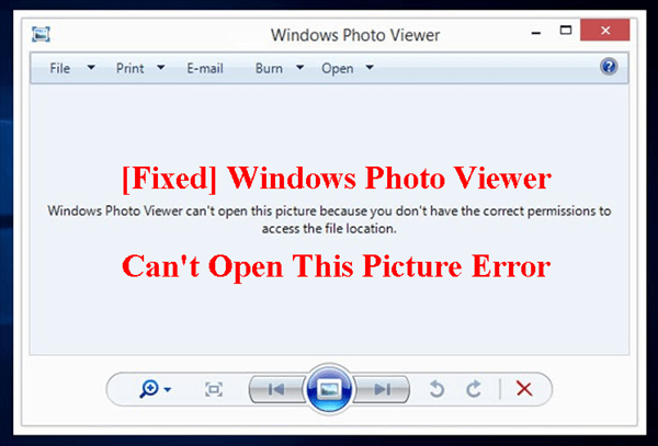Средство просмотра фотографий Windows не может открыть это изображение