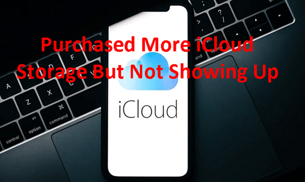 Purchased More iCloud Storage But Not Showing Up