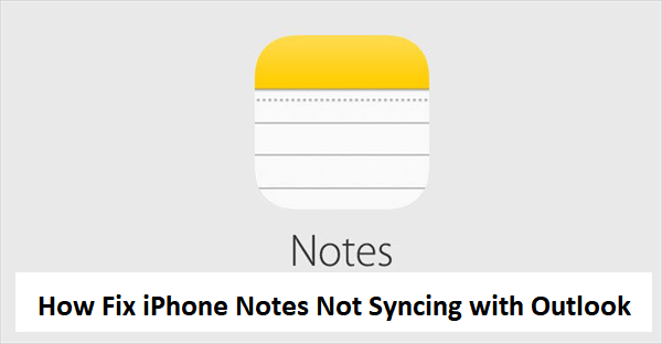 Заметки iPhone не синхронизируются с Outlook