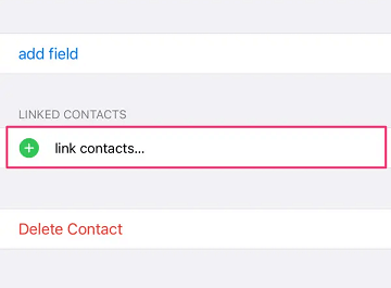 link contacts