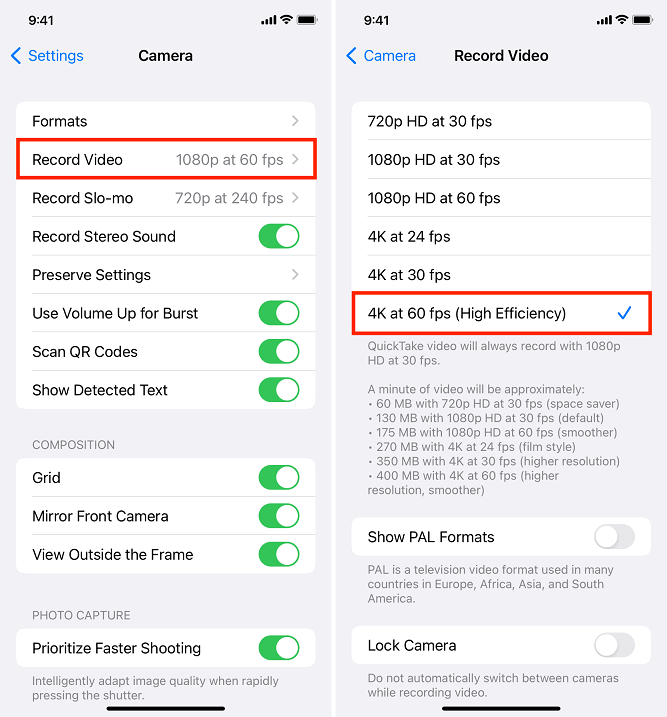 iphone to android video quality fix