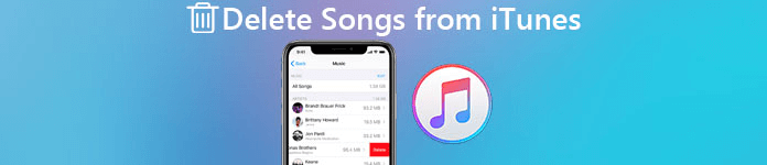 удалить музыку из iTunes