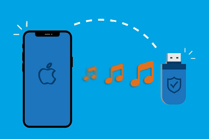 music from iPhone to USB