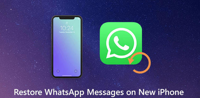 restore WhatsApp messages on new iPhone