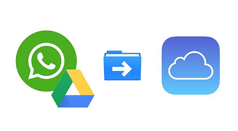 перенести резервную копию WhatsApp с Google Drive в iCloud