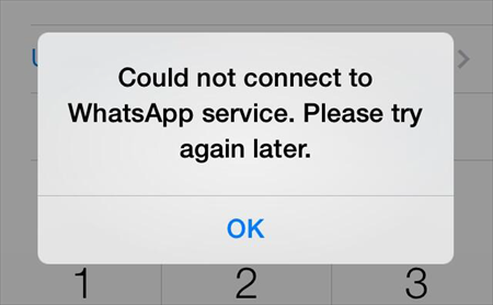 WhatsApp отключен