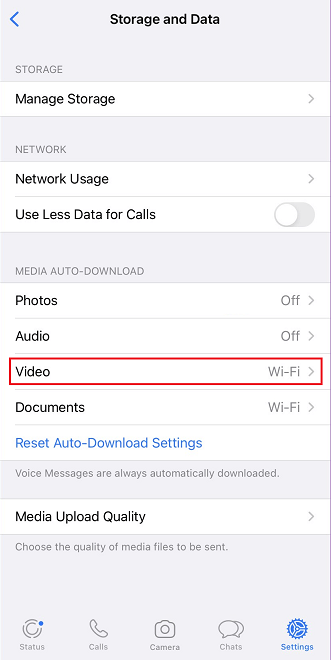 auto download videos from WhatsApp iPhone