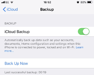 back up whatsapp with icloud