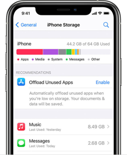 Check Your iPhone Storage