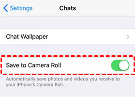 enable Save to Camera Roll