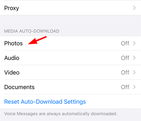 turn off auto download