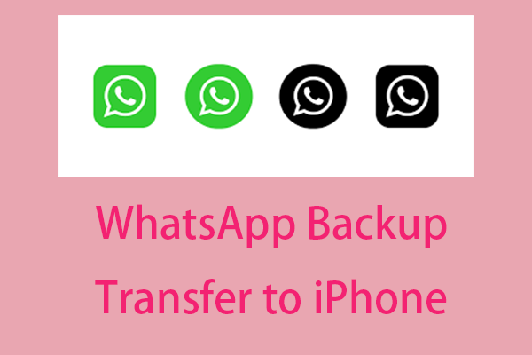 WhatsApp Backup Transfer to iPhone