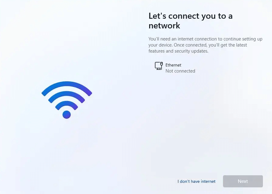 Connect Network Prompt