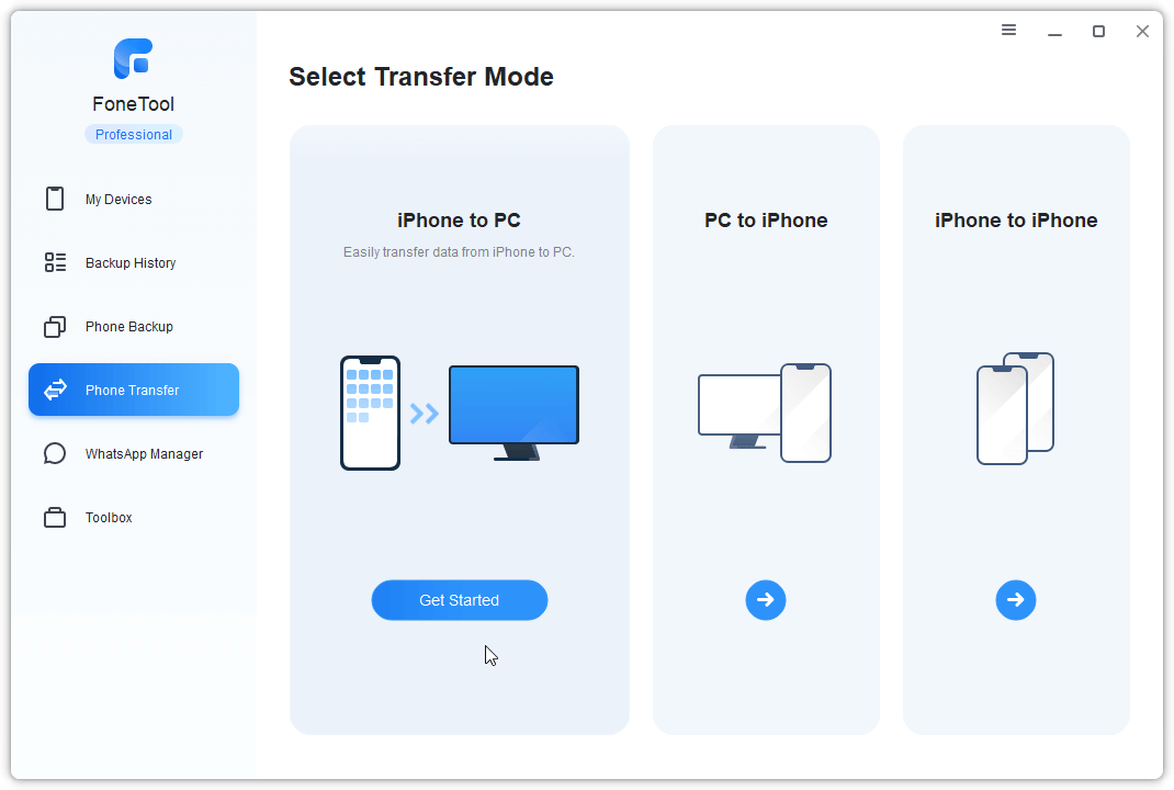 transfer from iPhone to PC