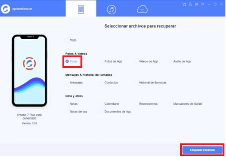 [TOP 10] Apps para recuperar fotos borradas en iPhone