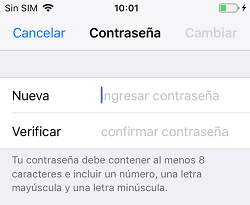 sigue las instrucciones para crear una nueva contrase&ntilde;a
