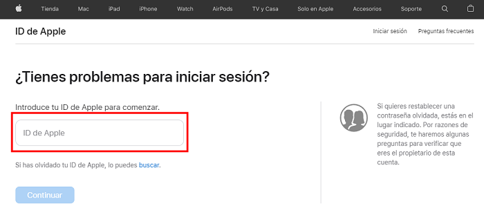 ¿Cómo recuperar o restablecer tu contraseña del Apple ID?