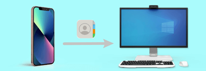 Transférer contacts iPhone vers PC