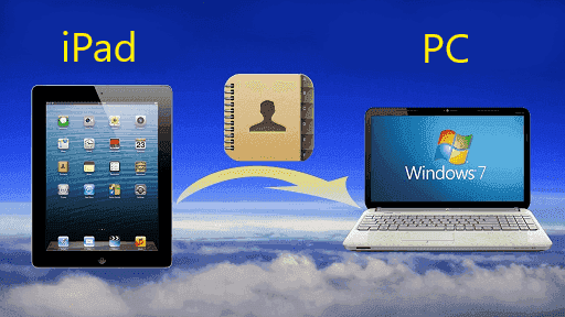 transférer contacts ipad vers pc