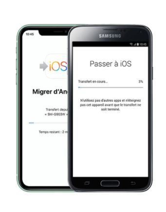 Transférer Samsung vers iPhone