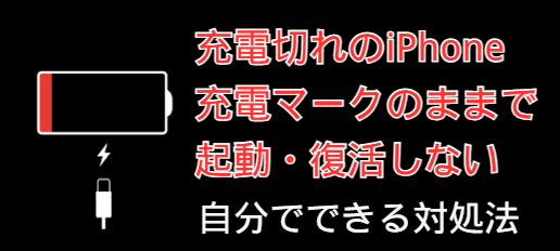 iPhone 充電切れ 復活しない