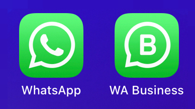 use two whatsapp accounts on one iphone